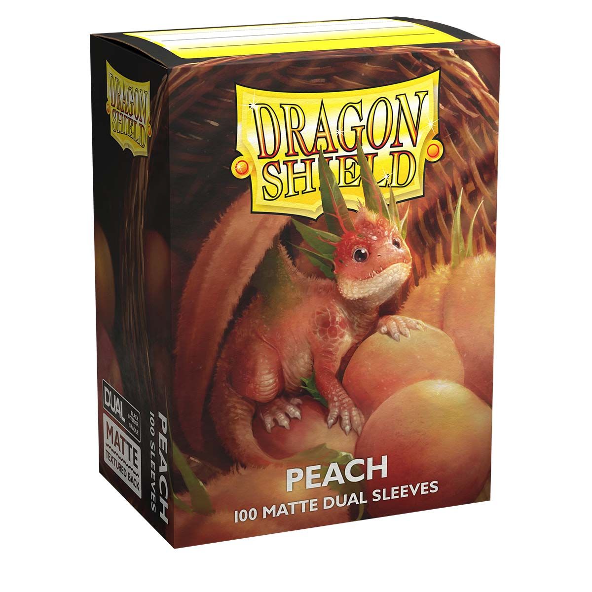 DRAGON SHIELD SLEEVES DUAL MATTE PEACH 'PIIP' | The CG Realm