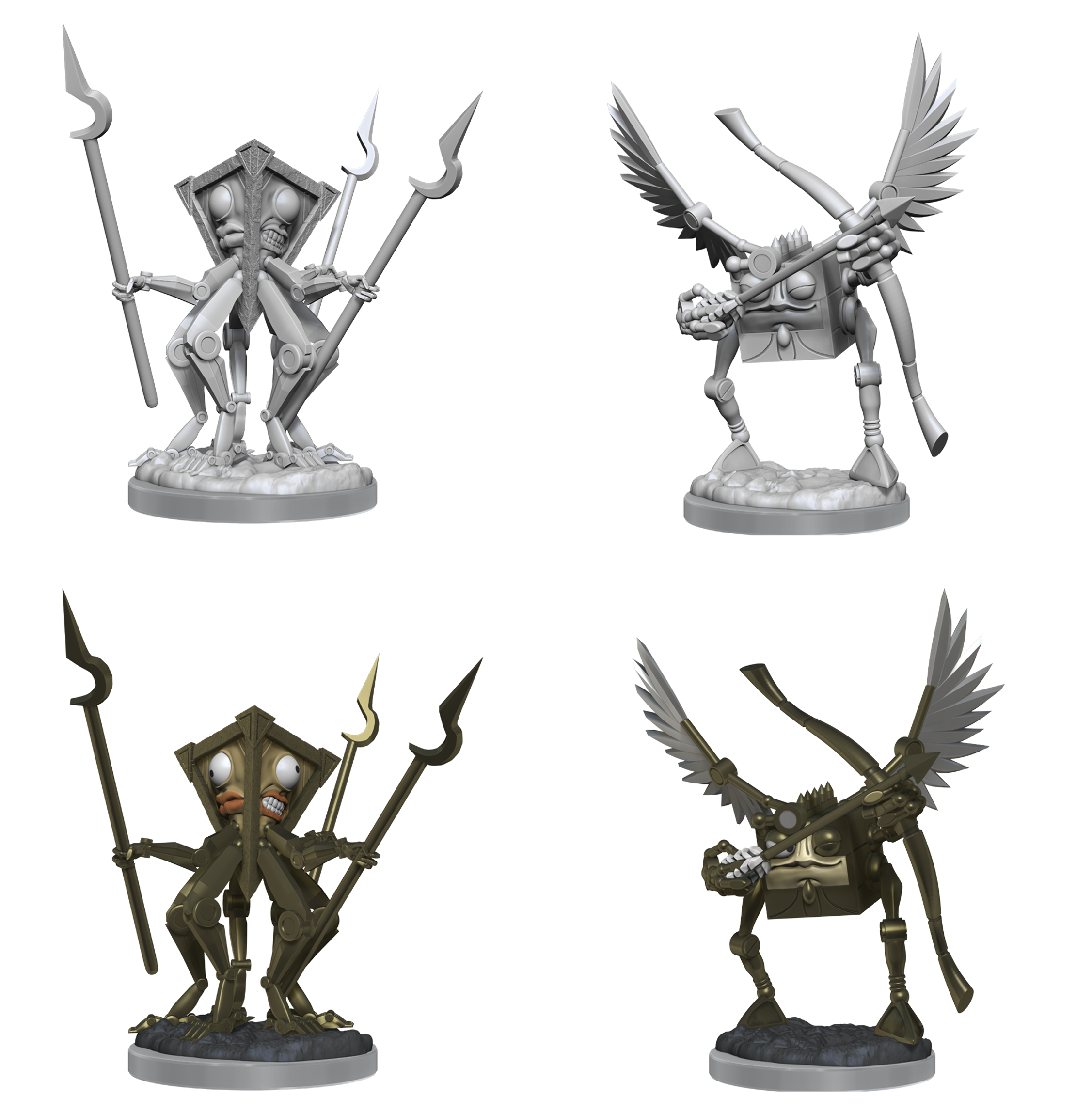 DND UNPAINTED MINIS WV18 MODRONS | The CG Realm