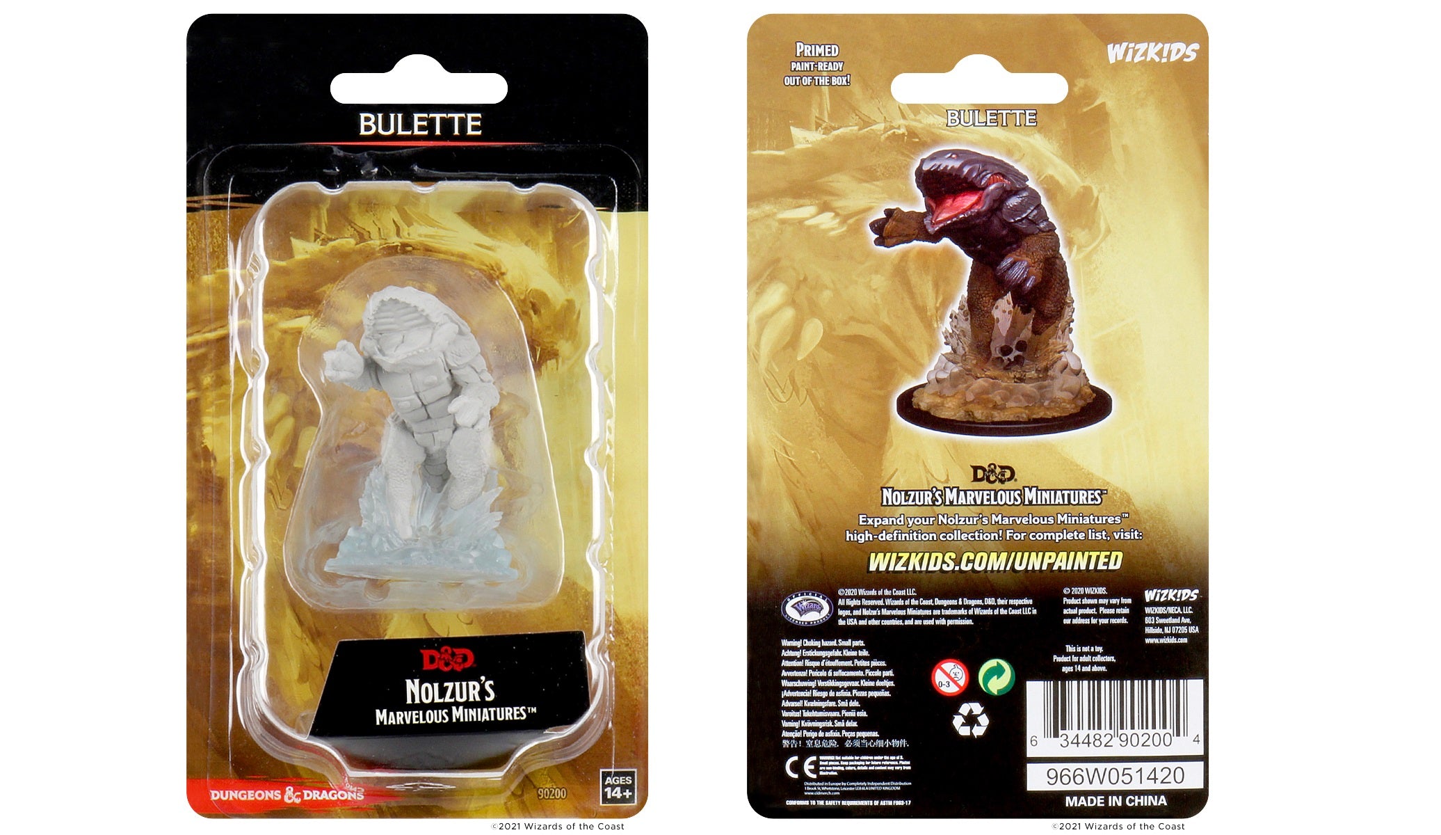 D&D Unpainted Miniature Nolzur's Bulette | The CG Realm
