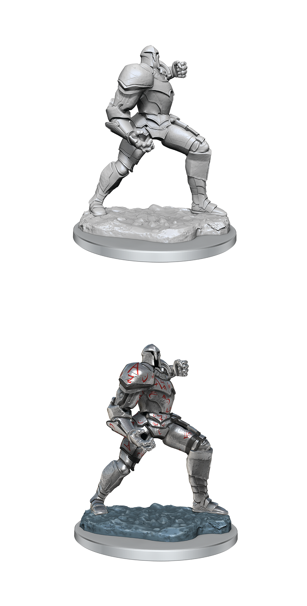 CR UNPAINTED MINIS WV4 PLATINUM GOLEM