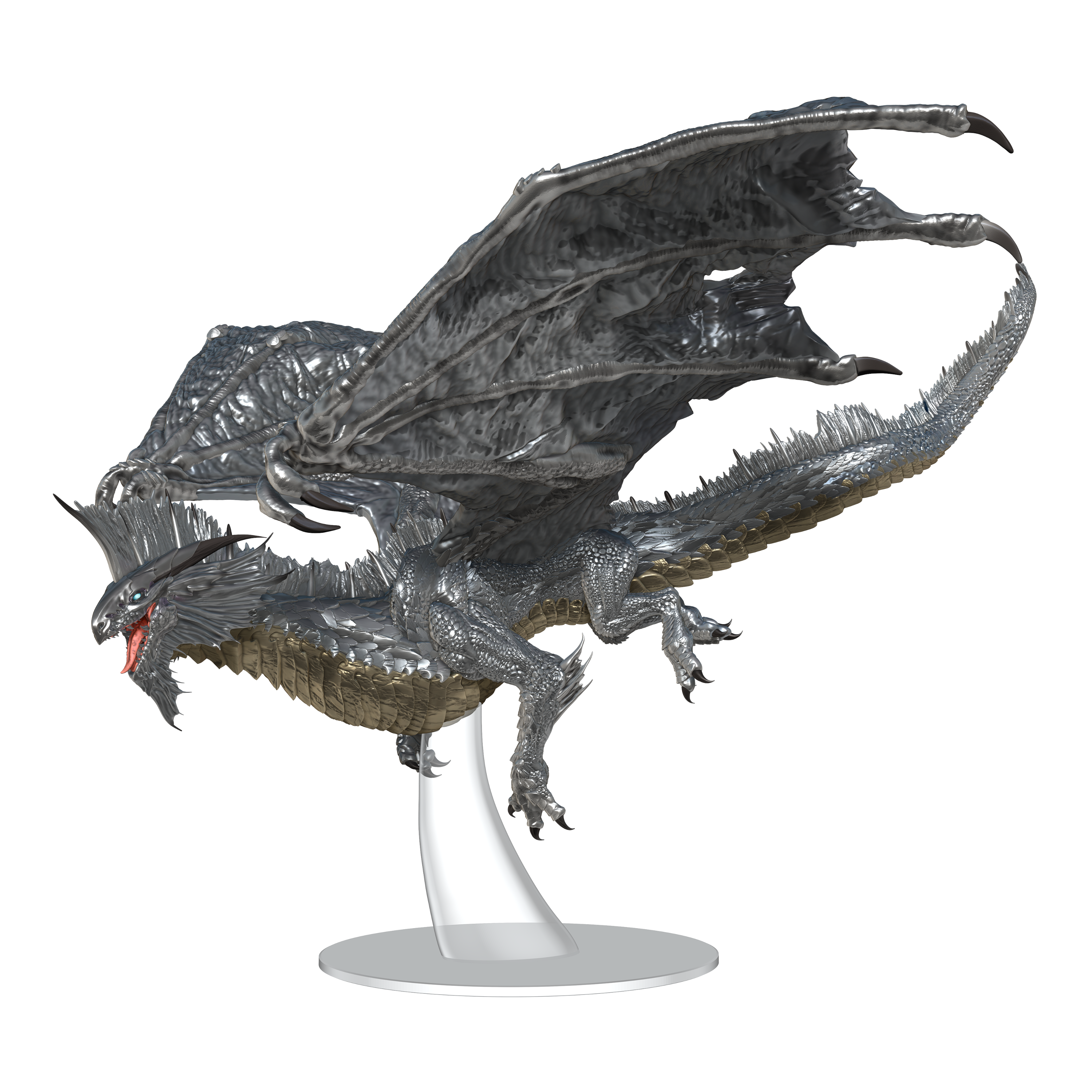 DND ICONS: ADULT SILVER DRAGON PREMIUM (Release Date:  2022 Q3) | The CG Realm