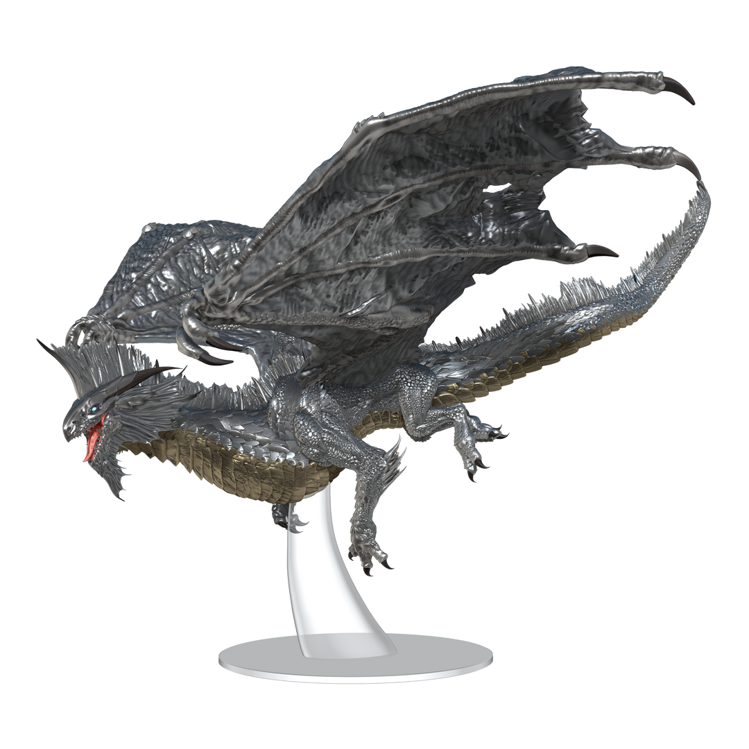 DND ICONS: ADULT SILVER DRAGON PREMIUM (Release Date:  2022 Q3)